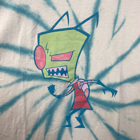 Nickelodeon Invader Zim Tie-Dye Cartoon T-Shirt 2XL - Picture 2 of 4